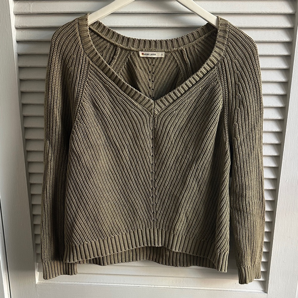 Marine Layer Ezra V-Neck Sweater